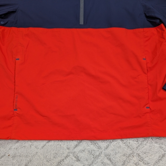 Polo Ralph Lauren Jacket Mens XL Blue Orange ½ Zip Golf Windbreaker Pullover - Picture 2 of 9